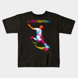 Football Player Kids T-Shirt